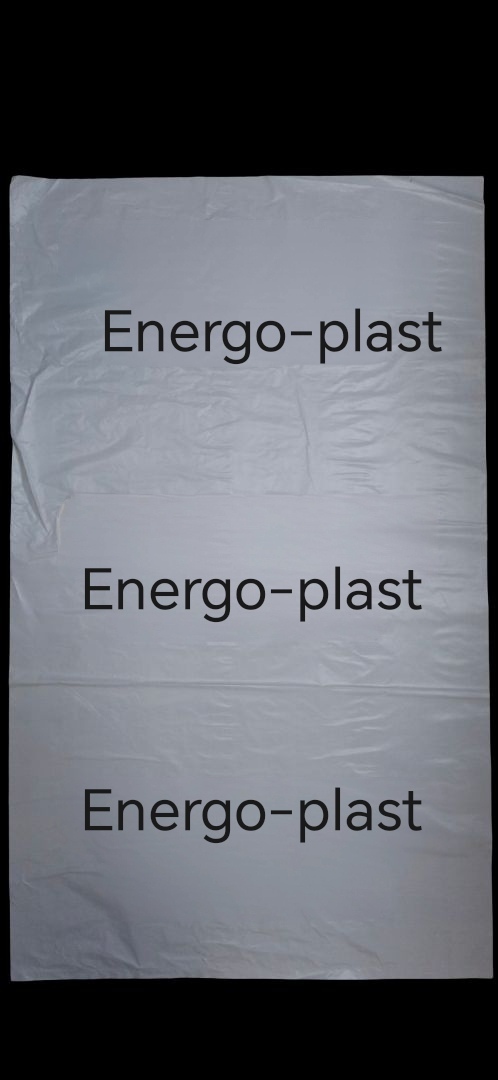 Пакети для сміття поліетиленові "ENERGO-PLAST" 100л, 600*1000, 25мкм, LDPE первинний, білого непрозорого кольору